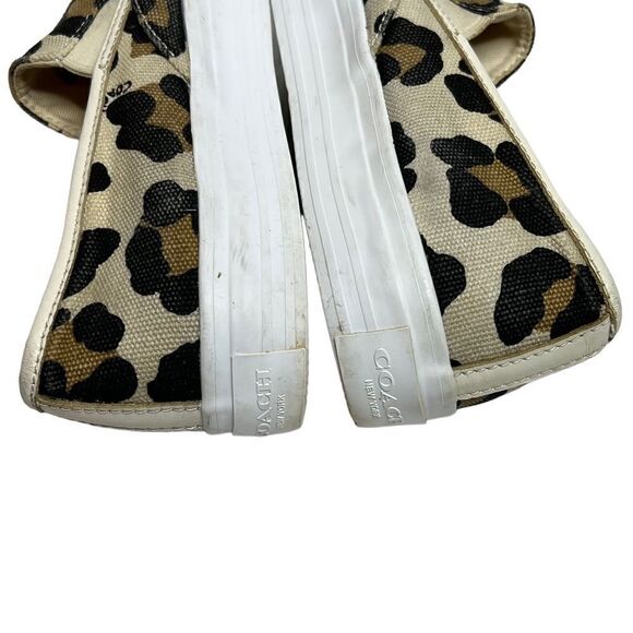 Coach leopard print Maggie slip on sneakers size 6.5 - Picture 7 of 16